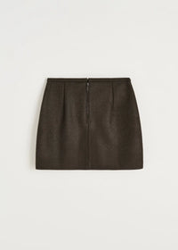 Aiayu Mini Skirt Loden | Pure Dark Brown