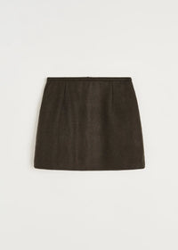 Aiayu Mini Skirt Loden | Pure Dark Brown