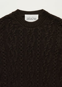 Aiayu Orenda Sweater | Pure Dark Brown | llamauld