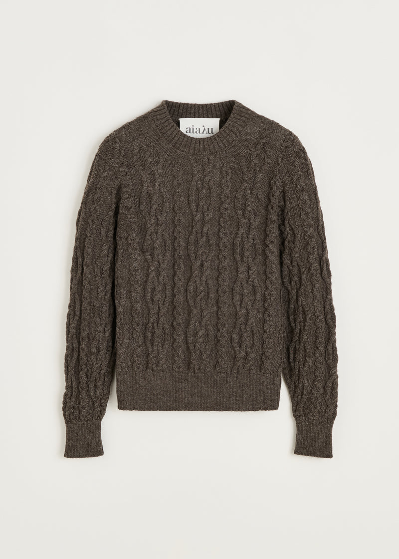 Aiayu Orenda Sweater | Pure Smokey Brown | llamauld