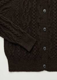 Aiayu Pala Cardigan | Pure Dark Brown | llamauld