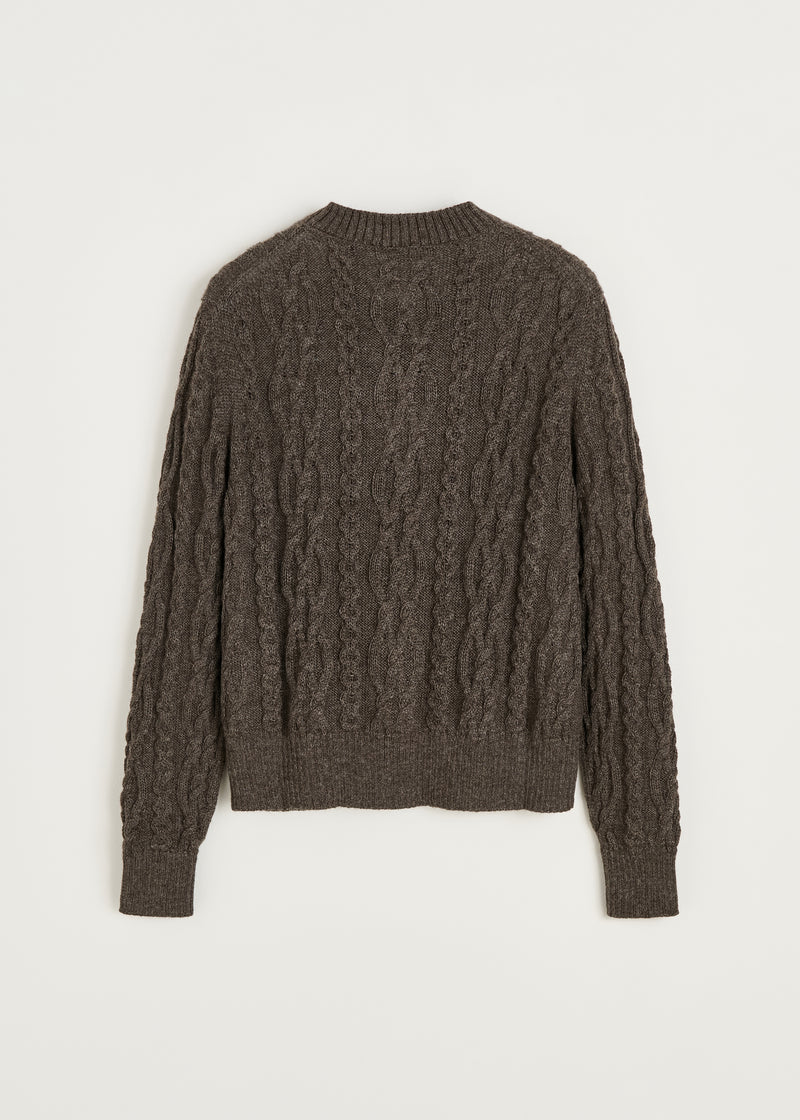 Aiayu Pala Cardigan | Pure Smokey Brown | llamauld