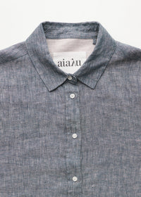 Aiayu Paulina Shirt Linen | Night Sky