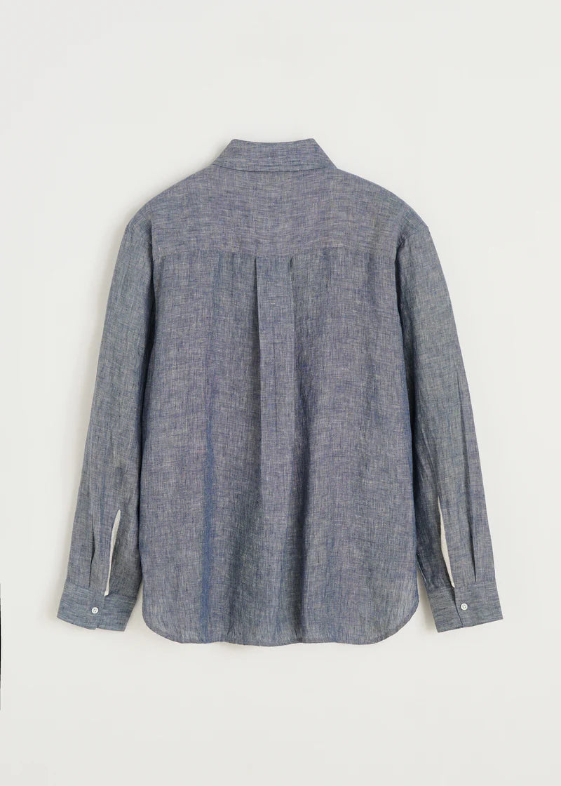 Aiayu Paulina Shirt Linen | Night Sky
