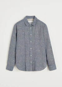 Aiayu Paulina Shirt Linen | Night Sky
