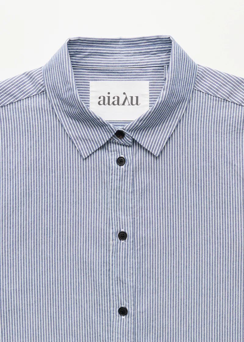 Aiayu Paulina Shirt Striped | Mix Blue Boy