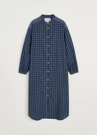 Aiayu Sani Dress Check | Mix Navy