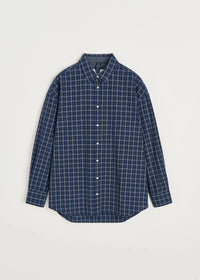 Aiayu Shirt Check | Mix Navy