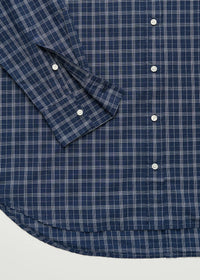 Aiayu Shirt Check | Mix Navy