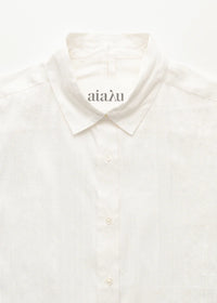 Aiayu Shirt Recycled Silk | Pure Ecru