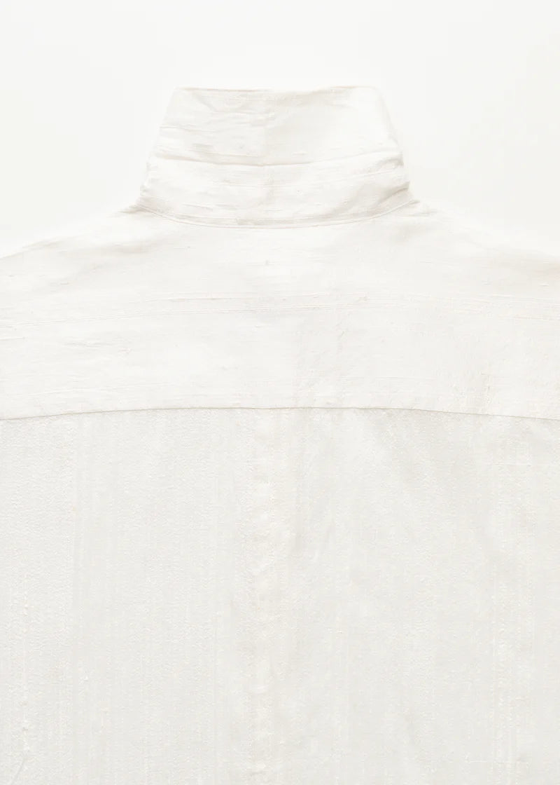 Aiayu Shirt Recycled Silk | Pure Ecru