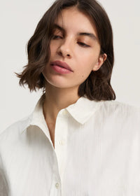 Aiayu Shirt Recycled Silk | Pure Ecru