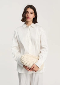 Aiayu Shirt Recycled Silk | Pure Ecru