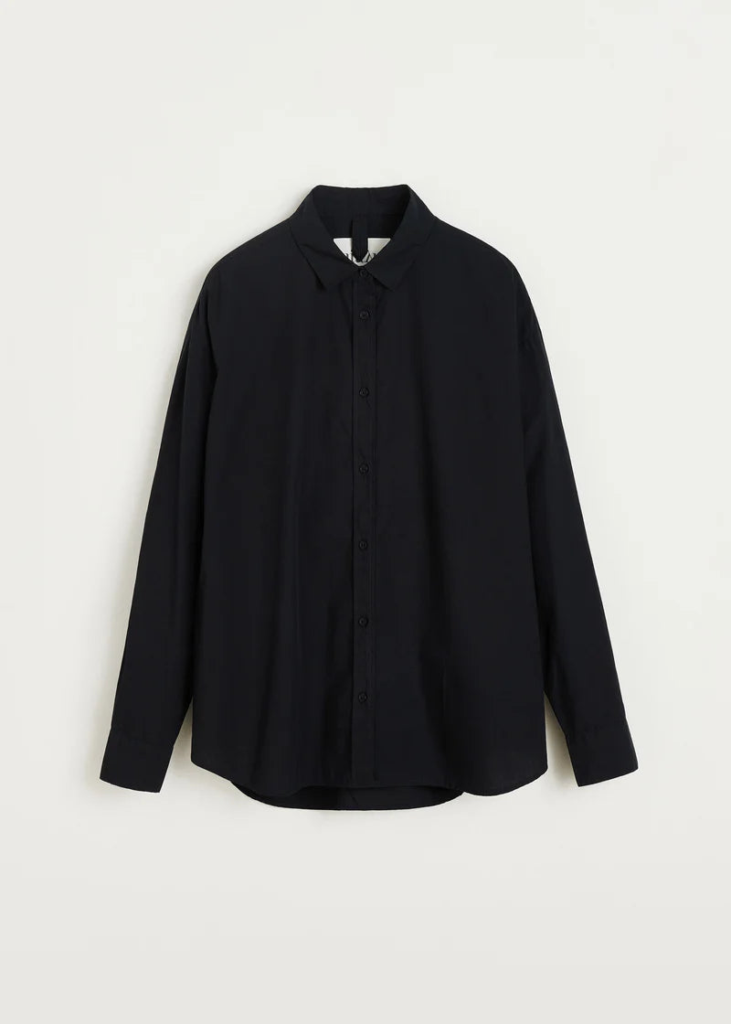 Aiayu Shirt 1407 | Black Navy | Økologisk Skjorte