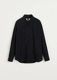 Aiayu Shirt 1407 | Black Navy | Økologisk Skjorte