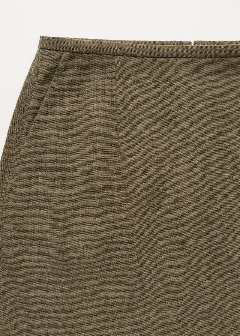 Aiayu Skirt Cotton | Green Wood