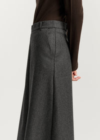 Aiayu Stella Skirt Fine Wool | Dark Grey