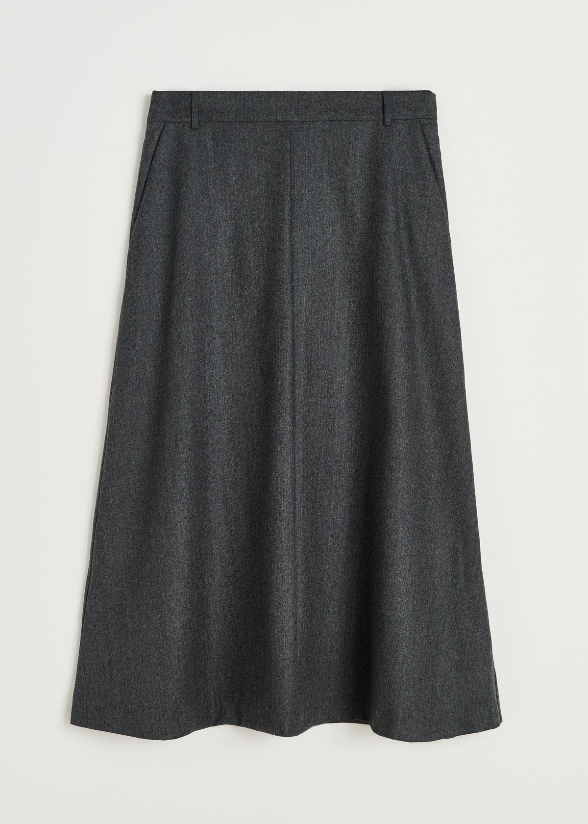Aiayu Stella Skirt Fine Wool | Dark Grey