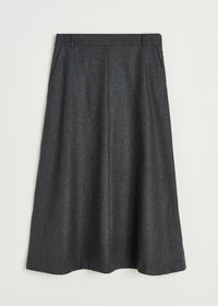 Aiayu Stella Skirt Fine Wool | Dark Grey