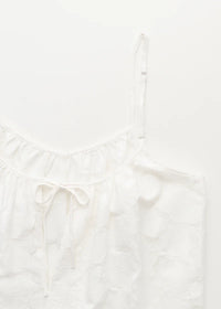Aiayu Strap Top Laceflower | White