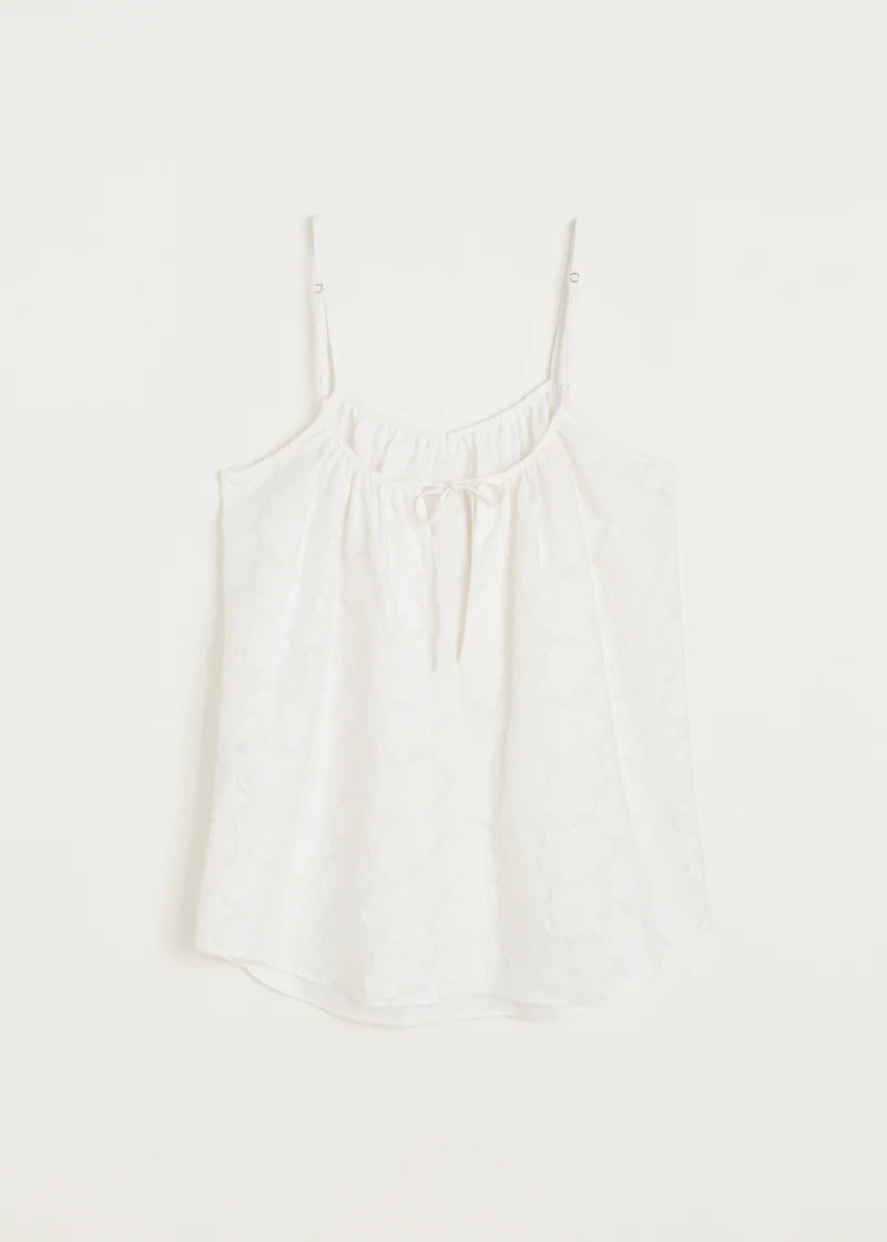 Aiayu Strap Top Laceflower | White