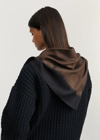 Aiayu Winona Scarf Pure Silk  | Mix Brown | Silketørklæde 65 x 65 cm.