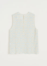 Aiayu Himani Top Embrodery | Blue Eyes