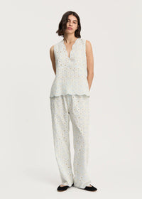 Aiayu Himani Top Embrodery | Blue Eyes