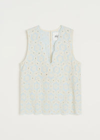 Aiayu Himani Top Embrodery | Blue Eyes