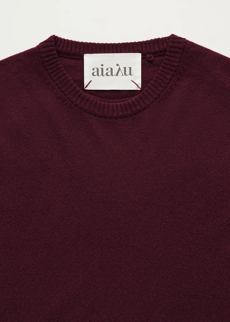 Aiayu Leonardo Sweater Cashmere | Bordeaux
