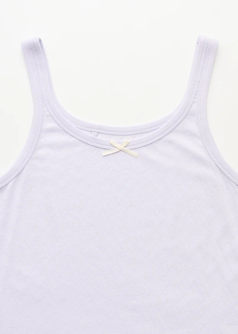 Aiayu Messhu Tank | Misty Lilac | Økologisk Bomuld
