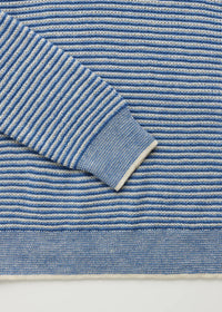 Aiayu Suki Striped Sweater | Mix Blue | Pure Llama