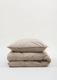 Aiayu Duvet Set and Pillowcase | Dried Herb 200 x 220 cm. | Sengetøj Dobbeltdyne inkl. 2 hovedpudebetræk