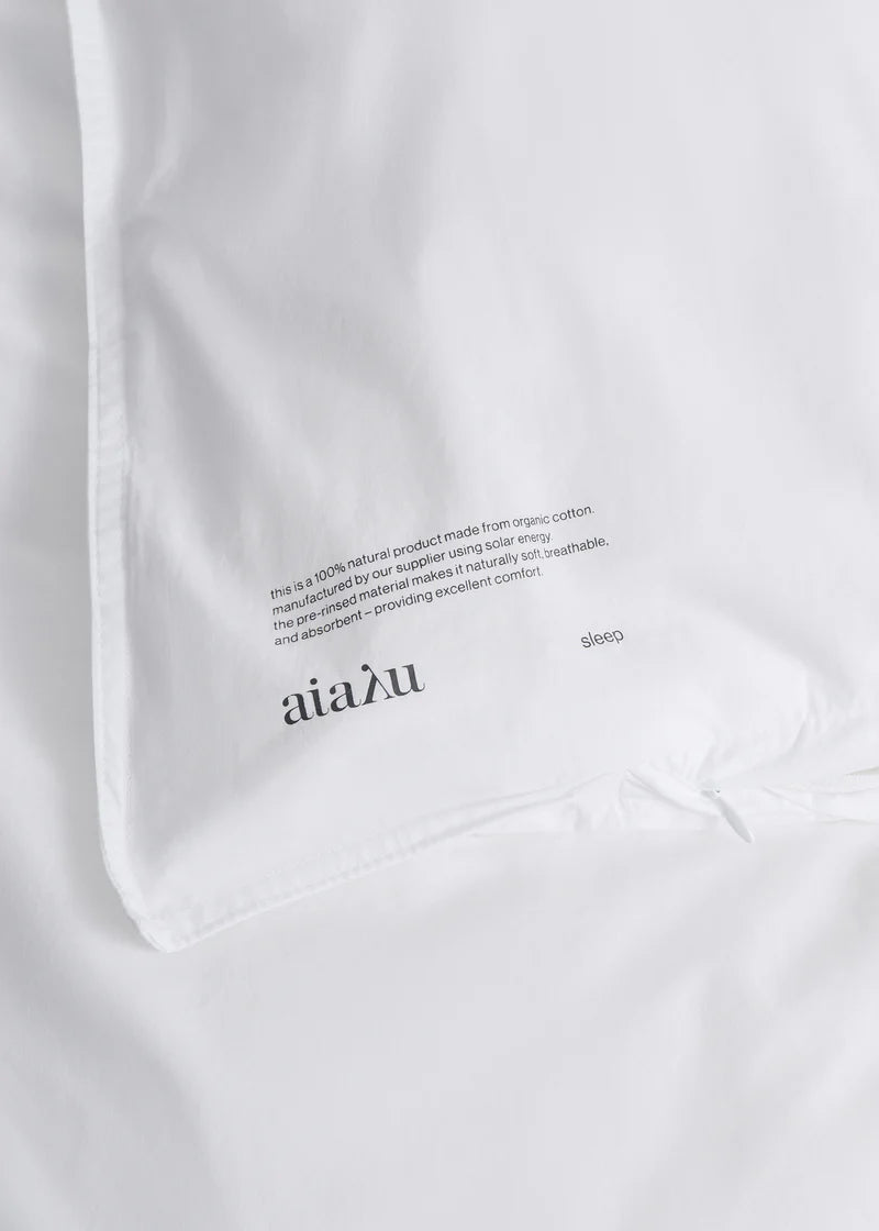 Aiayu Duvet Set and Pillow Case | White 140 x 200 cm. | Sengetøj