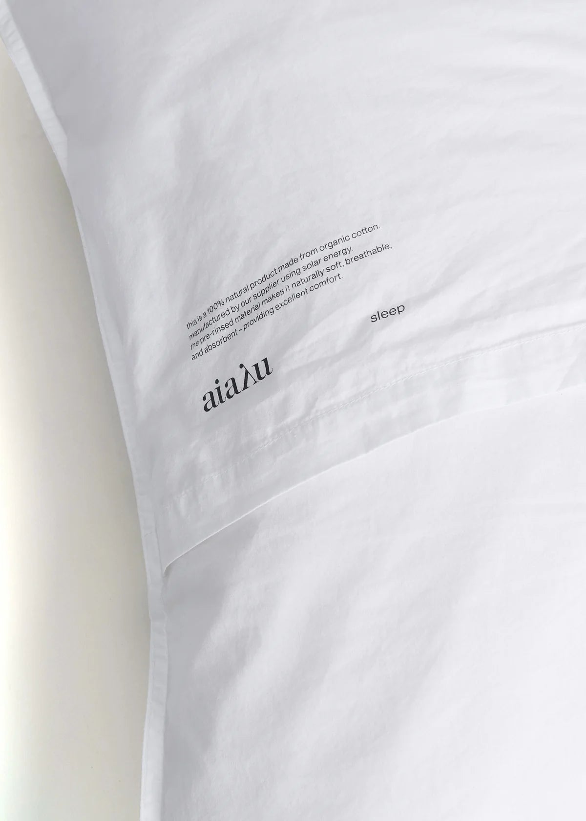 Aiayu Duvet Set and Pillow Case | White 140 x 200 cm. | Sengetøj