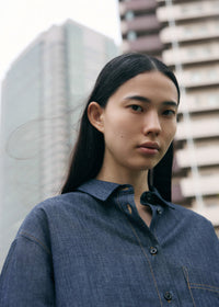 Aiayu Lynette Shirt Denim | Classic Blue