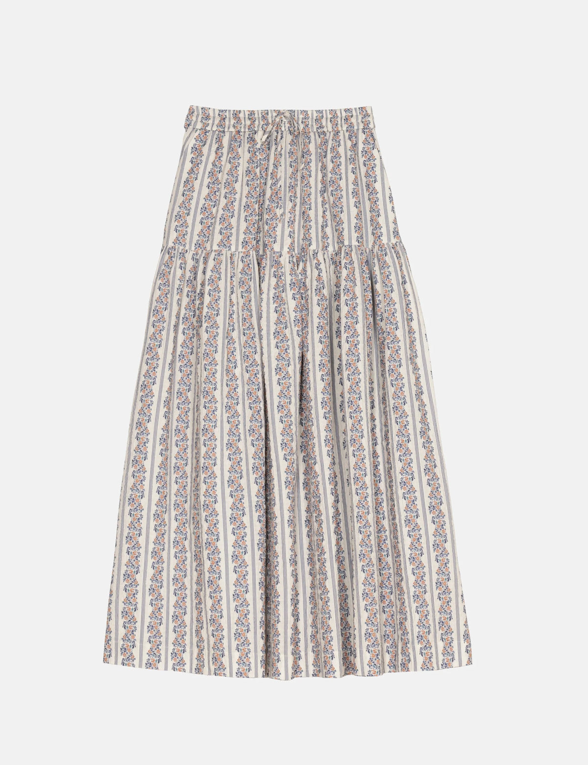 APOF Bibbi Skirt | Provence Cream  | Seersucker