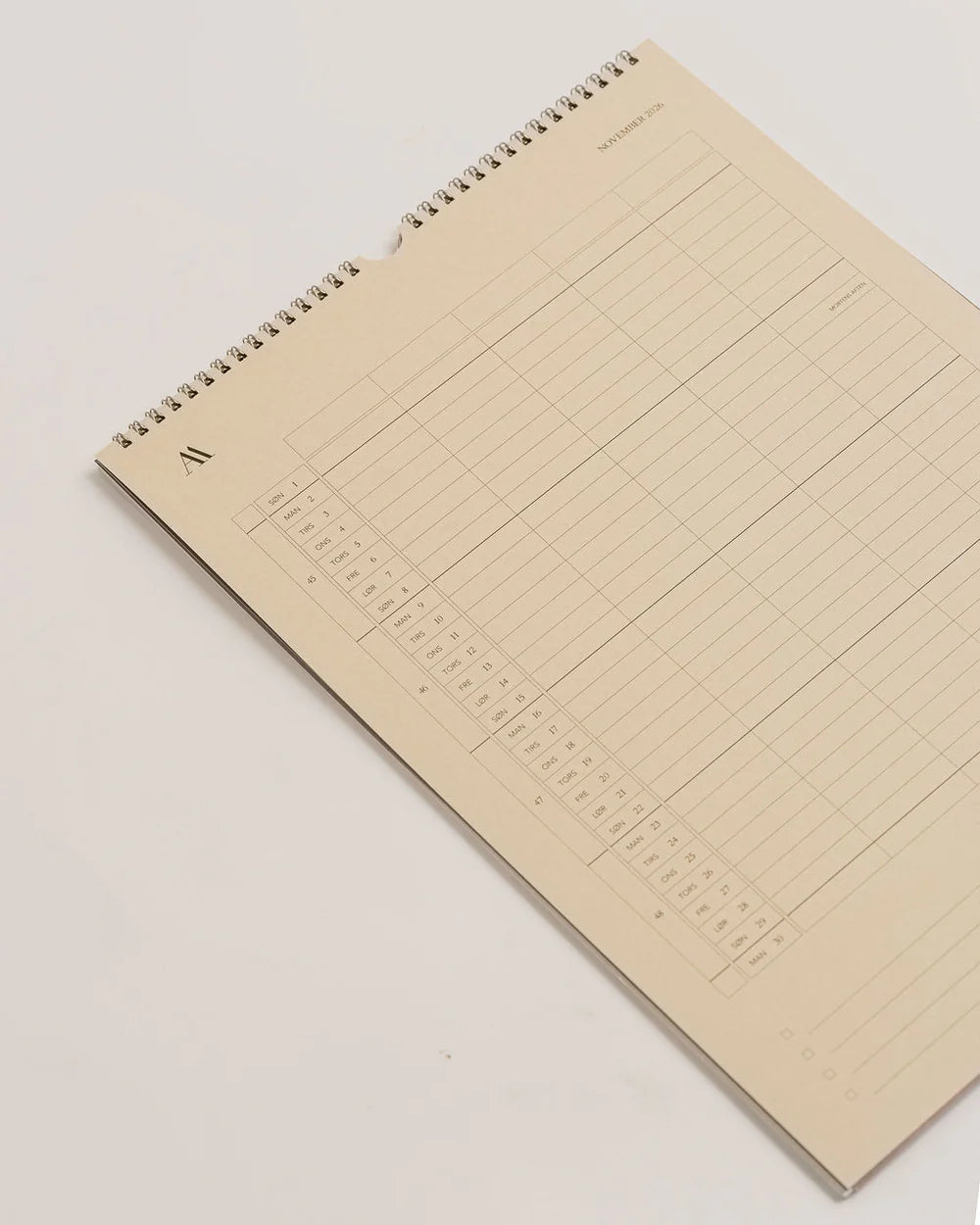 Atelier Aarhus | Vægkalender 2026