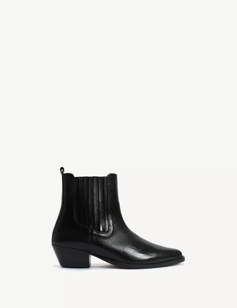 Dico Copenhagen Dasha Chelsea Boot | Black Escovado Leather