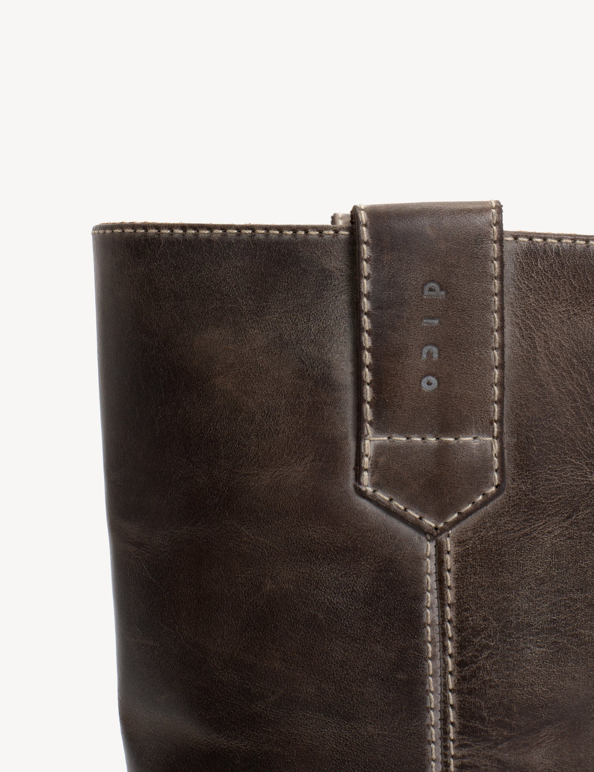 Dico Copenhagen Julia Gaucho Boot | Dark Brown Escovado Leather