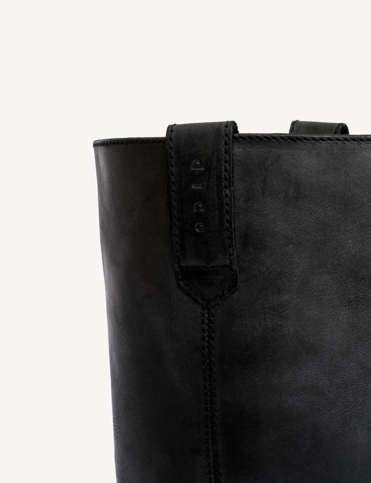 Dico Copenhagen Ann Gaucho Boot | Charcoal Black Escovado Leather