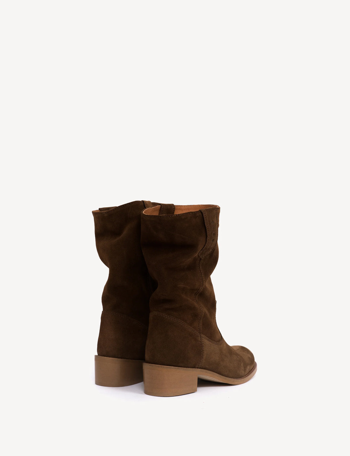 Dico Copenhagen Julia Calf Suede | Dark Brown  | Støvler i ruskind