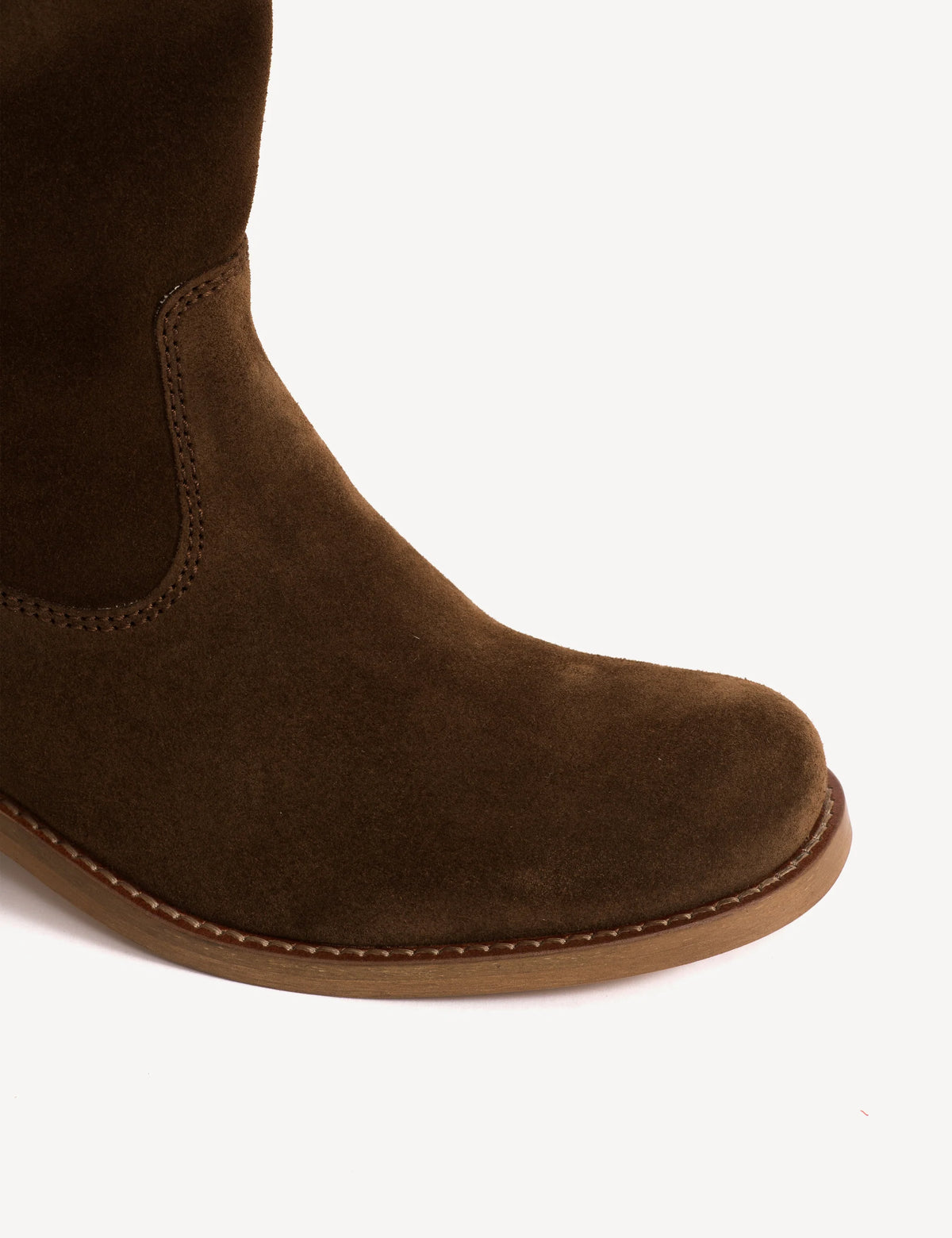 Dico Copenhagen Julia Calf Suede | Dark Brown  | Støvler i ruskind