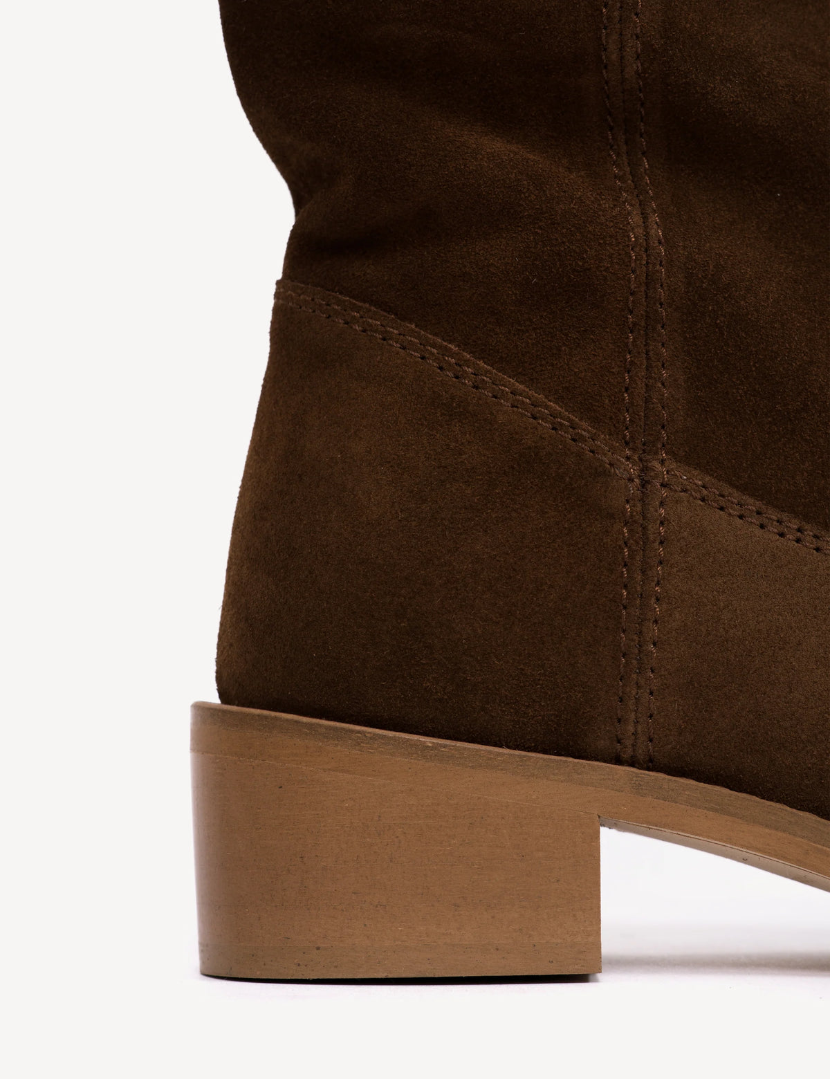 Dico Copenhagen Julia Calf Suede | Dark Brown  | Støvler i ruskind