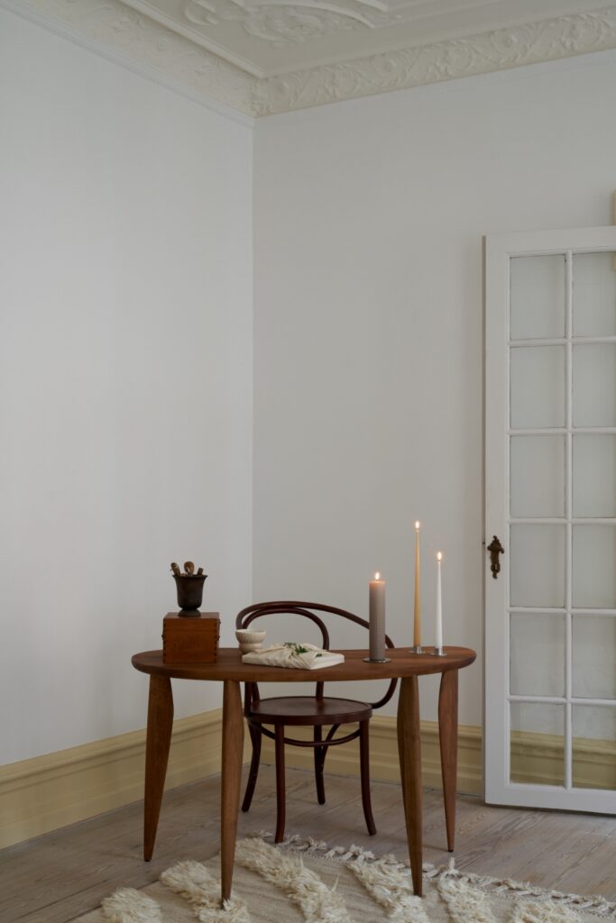 Ester & Erik Kalenderlys | Bloklys 25 cm | No. 22 'Linen Grey'