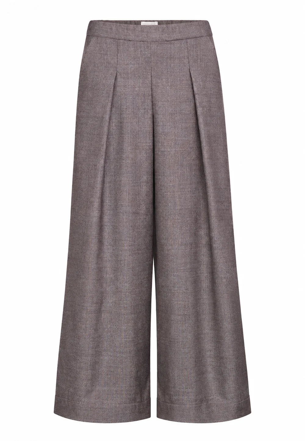Fabulous Agenda | Kaya Pants Brown Melange | Bukser I uld