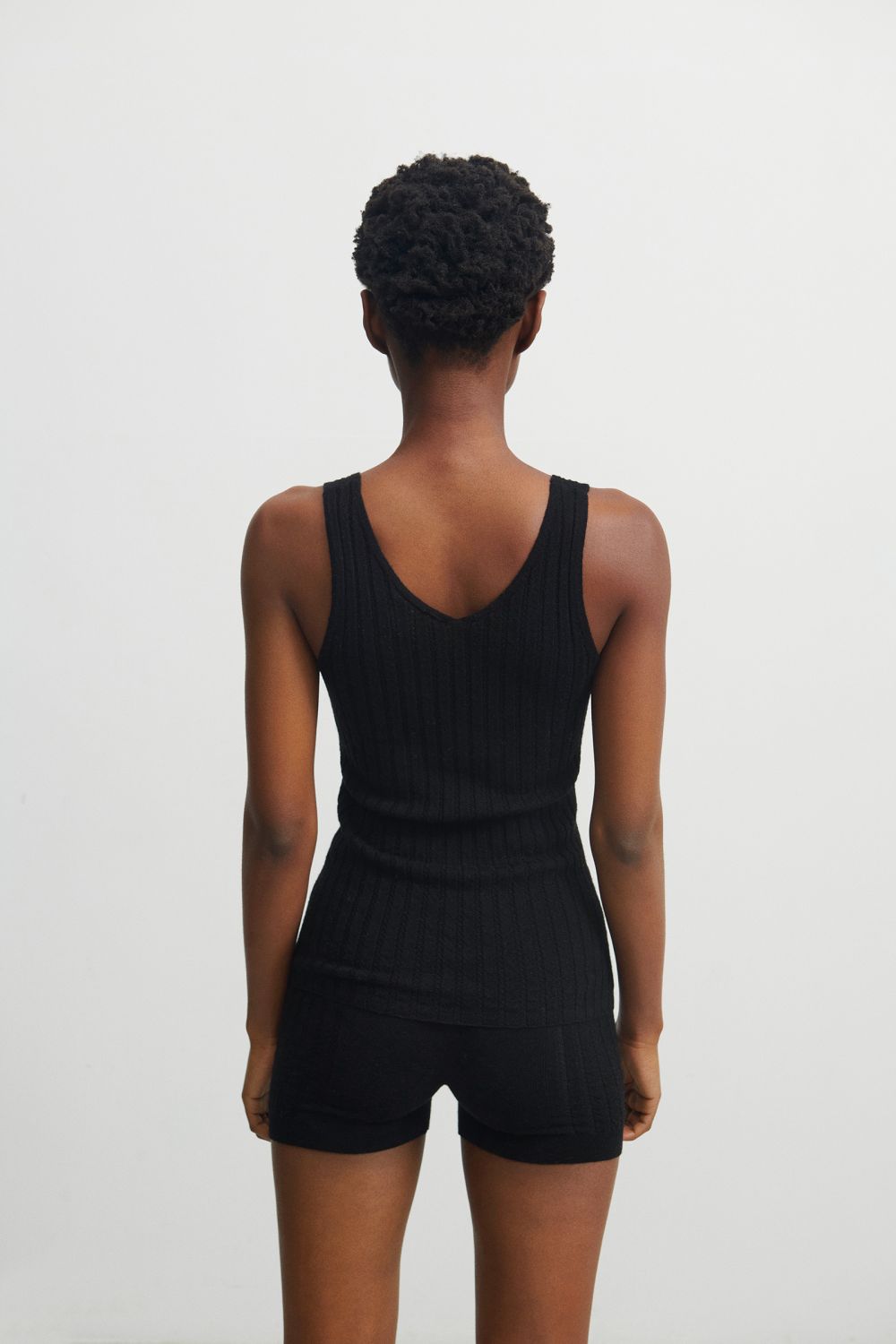 FUB Camisole Black | Undertrøje i 100 % Merino Uld