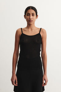FUB Camisole Black | 100 % Uld
