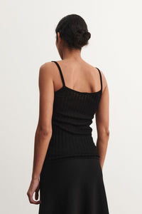 FUB Camisole Black | 100 % Uld