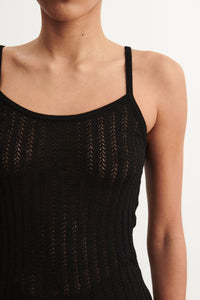 FUB Camisole Black | 100 % Uld